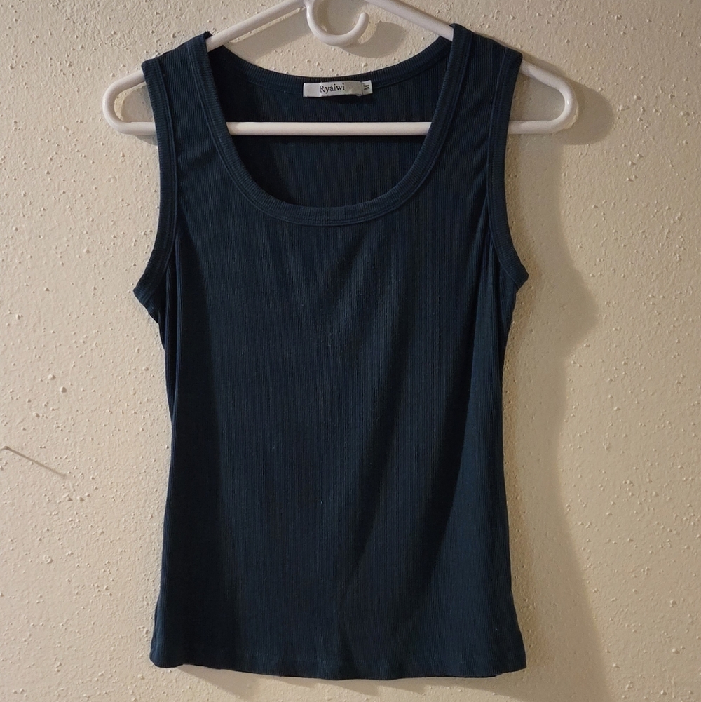 Classic Dark Teal Women's Tank Top (Sz. S)